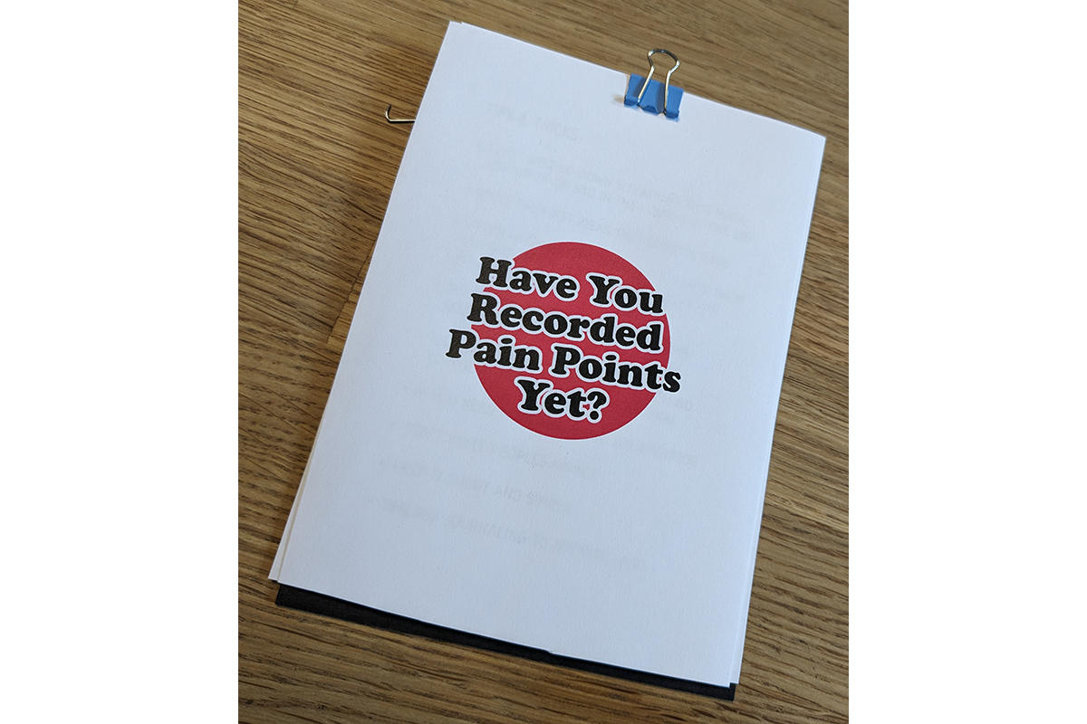 Erinnerungssticker für das Ausfüllen der Templates