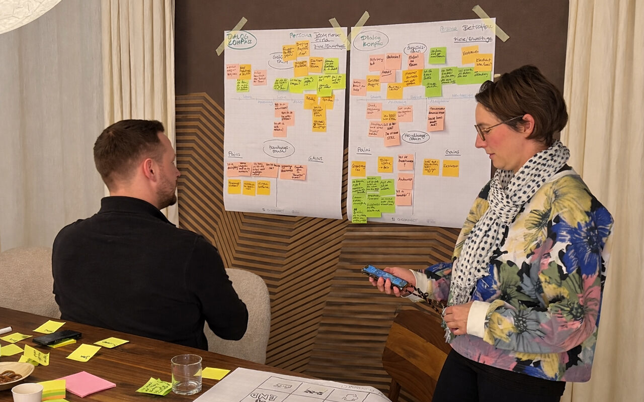 Verdichtung und Clustering zentraler Themen im Dialog-Kompass-Prozess.