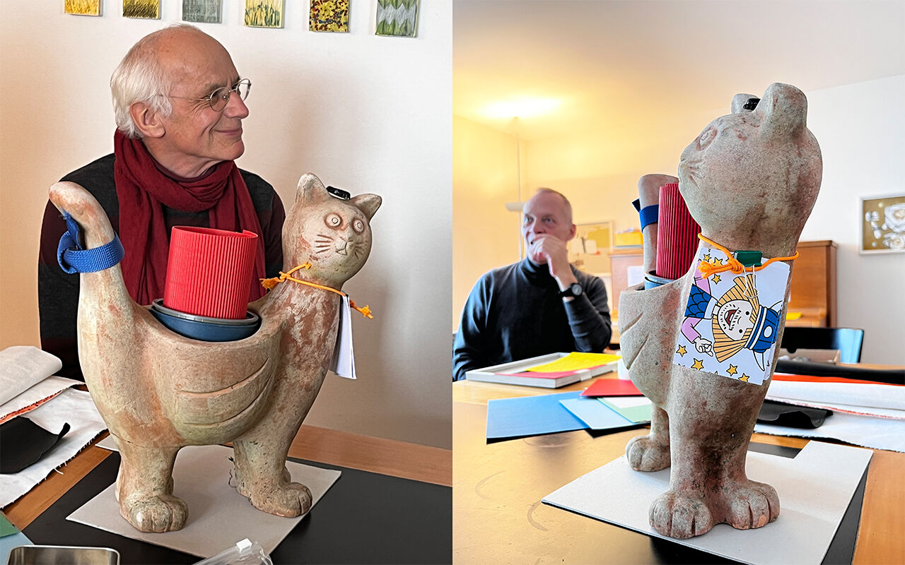 Mitwirkende präsentieren einander ihre Objekte. Sie erfinden eine Geschichte einer zukünftigen Alltagssituation, in der die Objekte mit den neuen Eigenschaften eine Rolle spielen.