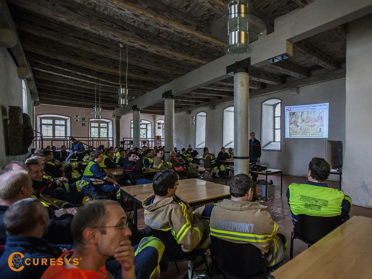 Ausbildung Feuerwehren Baden und Wettingen
