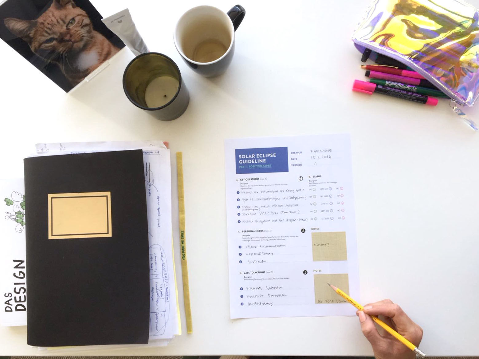 Position Papers ausfüllen