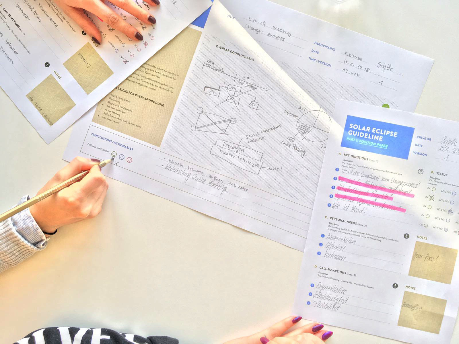 Conclusions und Actionables festhalten