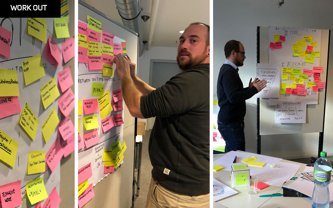 WORK OUT// Erzählen, Zuhören, Aufschreiben, Clustern