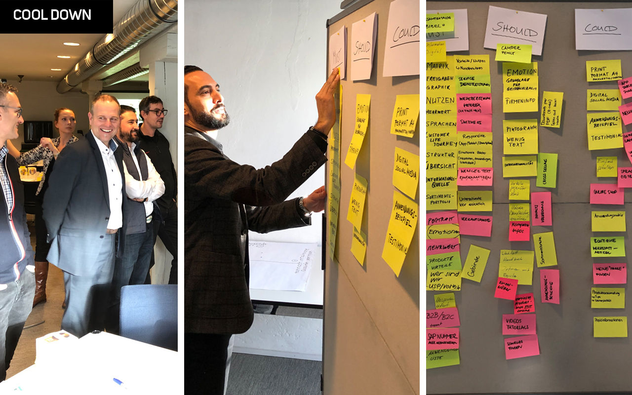 COOL DOWN// Sortieren, Einordnen