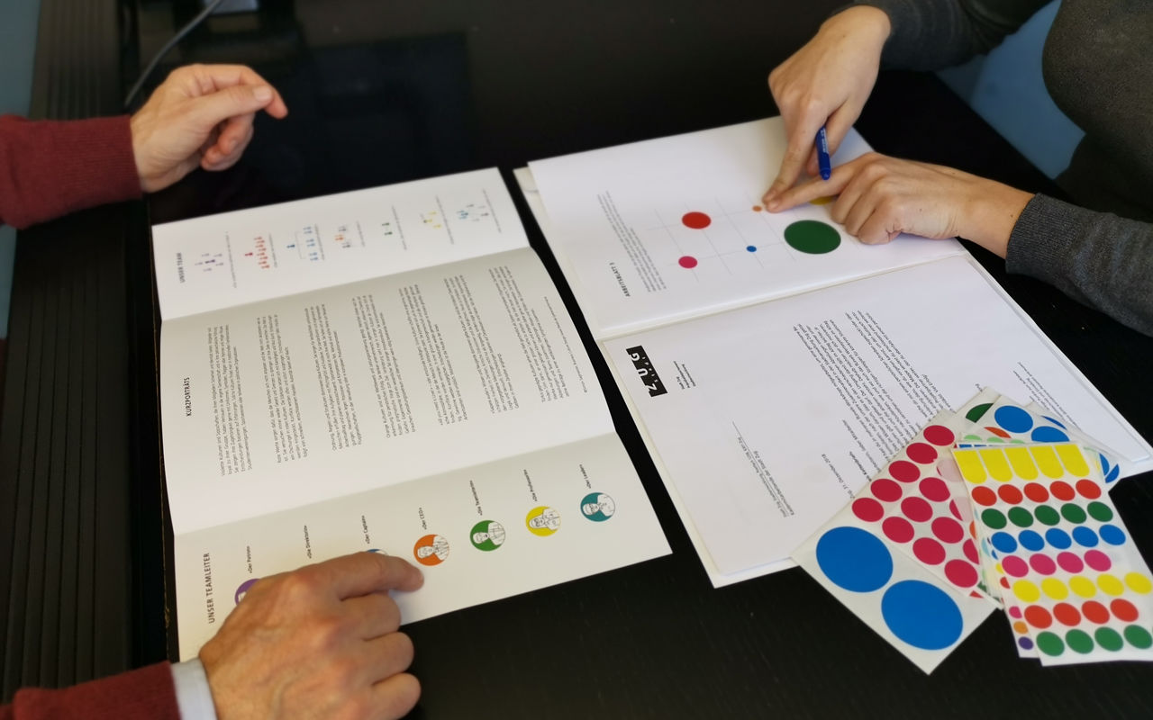 Analysiere mit einer Projektpartnerin/einem Projektpartner ein gemeinsames Projekt