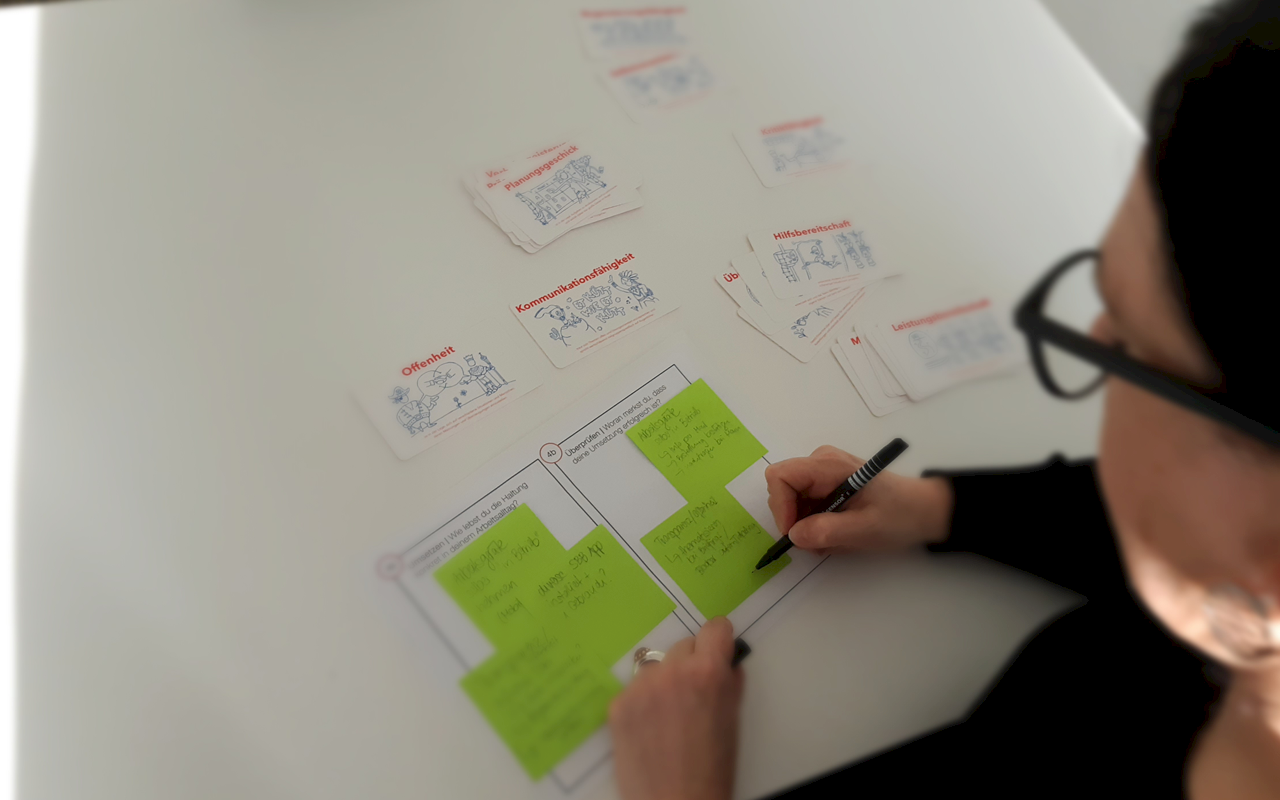 Eigenen Beitrag festhalten