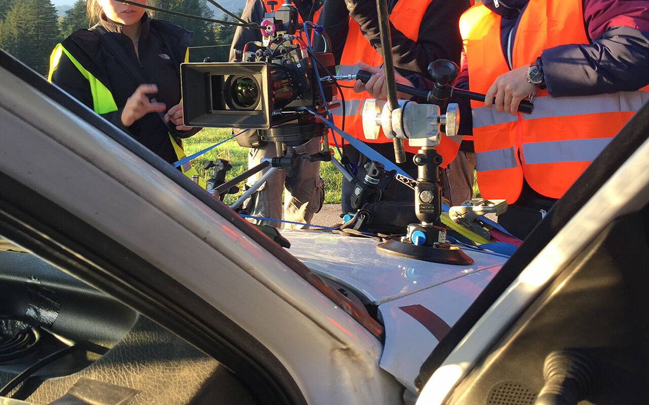 Das multidisziplinäre Team auf dem Set