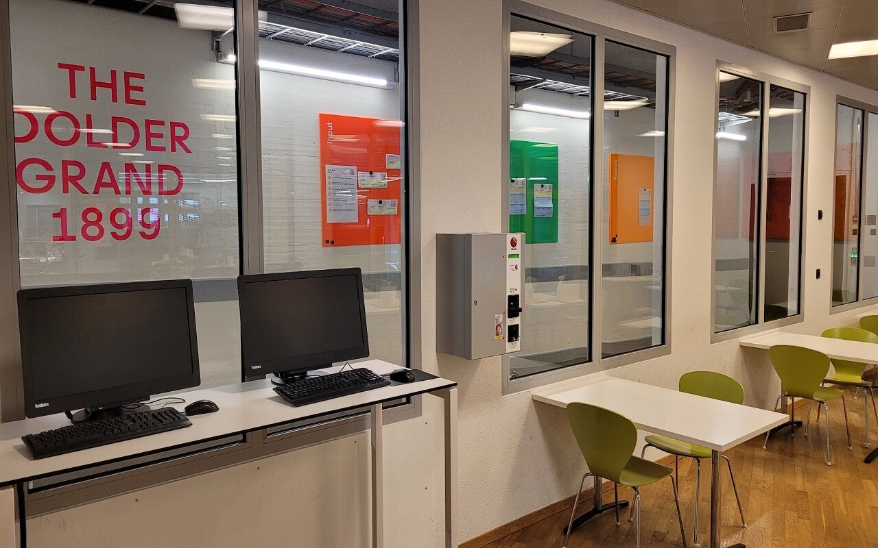 Ideen Anschlagbrett Ansicht 3 - Sicht aus Mensa