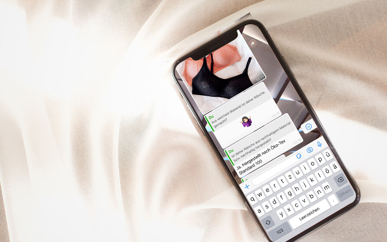 Antworten der Teilnehmer per WhatsApp