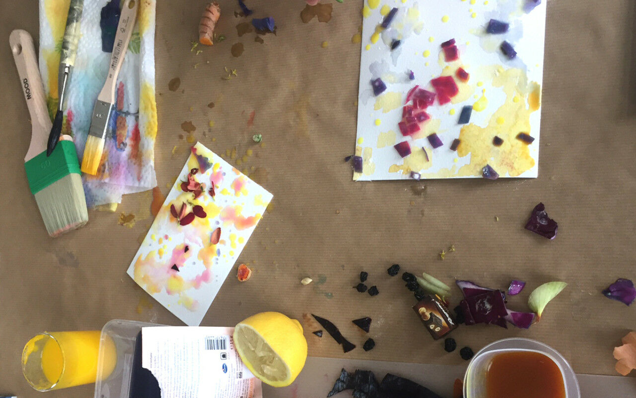 Beispiel eines inspirierenden Settings: Atelier Workshop – Color-Experience Workshop