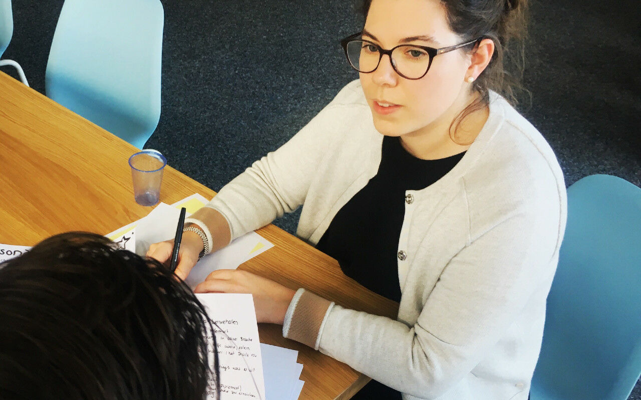 Kopfkino Screening ermöglicht Ideen, Interaktionen, Abläufe und Szenarien auf Papier zu bringen.