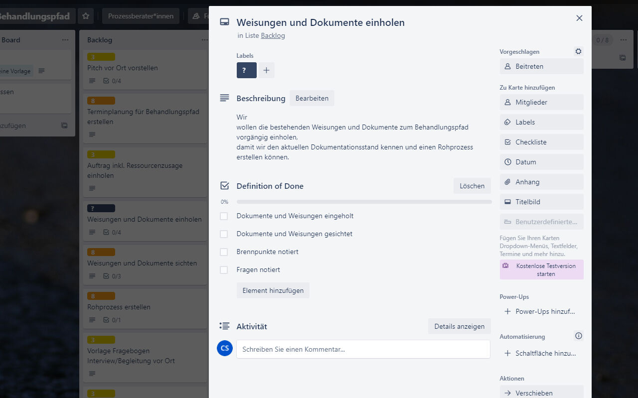 Aufgabenbeschreibung