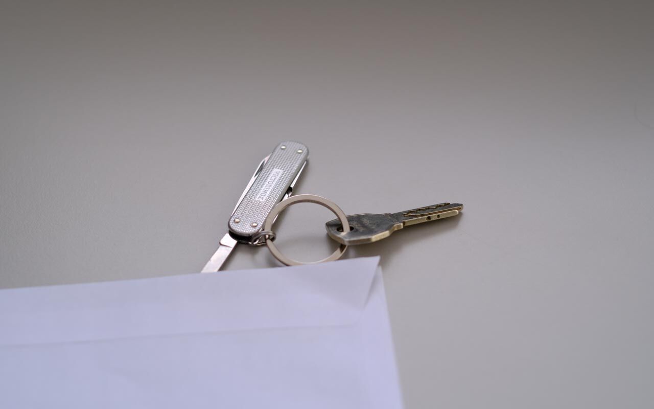 Produkt 1: Taschenmesser für mobiles Arbeiten (am Schlüsselbund)