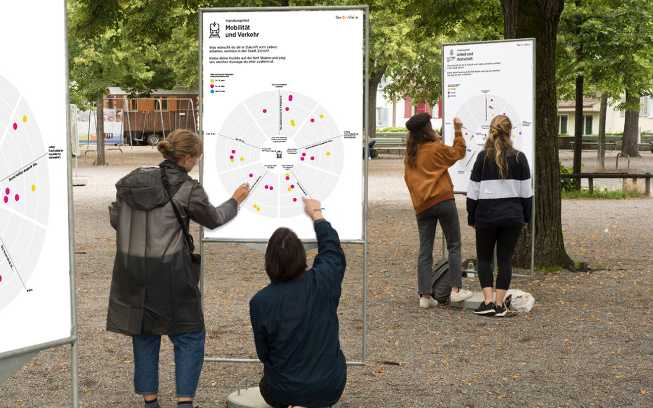 Mockup Anwendung vor Ort